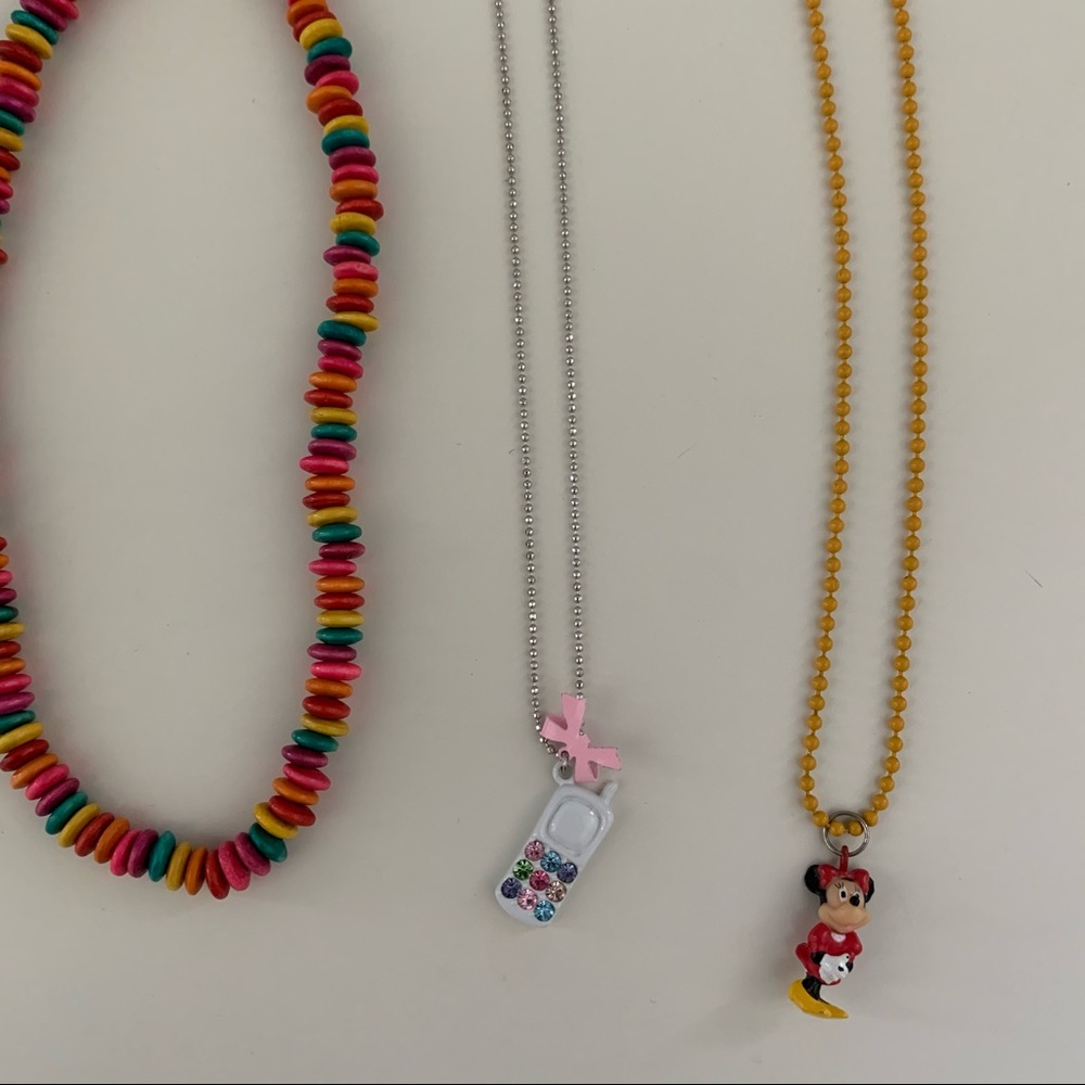 Set of kids necklaces